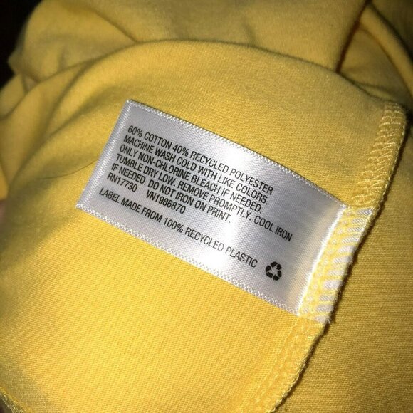 New Yellowstone Goodfellow & Co Mens Medium Yellow Standard Fit T Shirt Tee Sz M - Picture 9 of 9